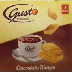 Gusto Prezioso cioccolato bianco 5 bustine