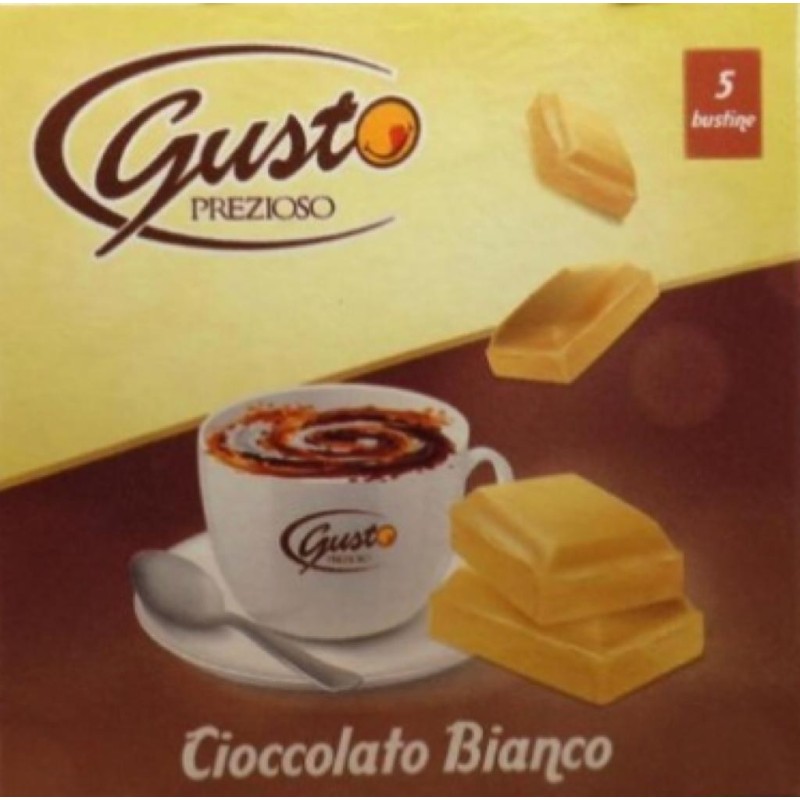 Gusto Prezioso cioccolato bianco 5 bustine