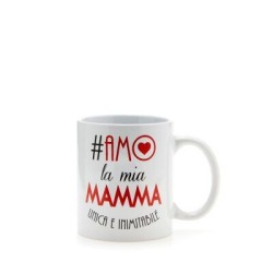 Tazza  Amo la mia mamma unica e inimitabile