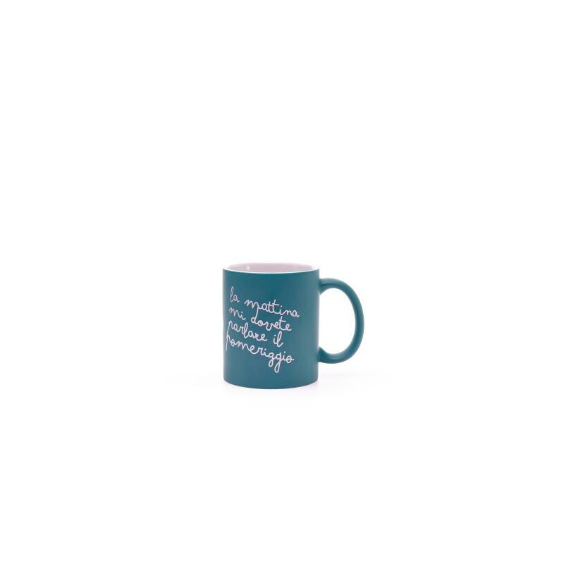 Tazza La mattina mi dovete parlare il pomeriggio