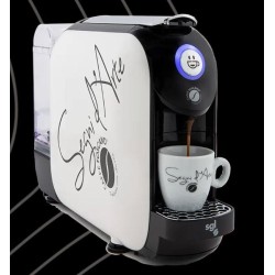 Macchina da Caffe Flexy bianca Segni D'arte