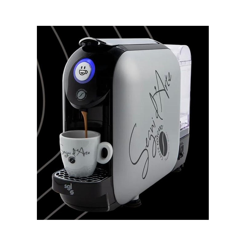 Macchina da Caffe Flexy argento Segni D'arte