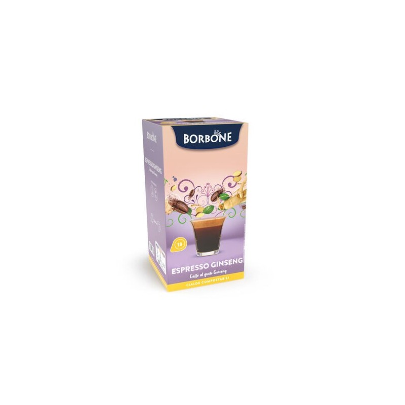 Borbone caff al ginseng 18 cialde