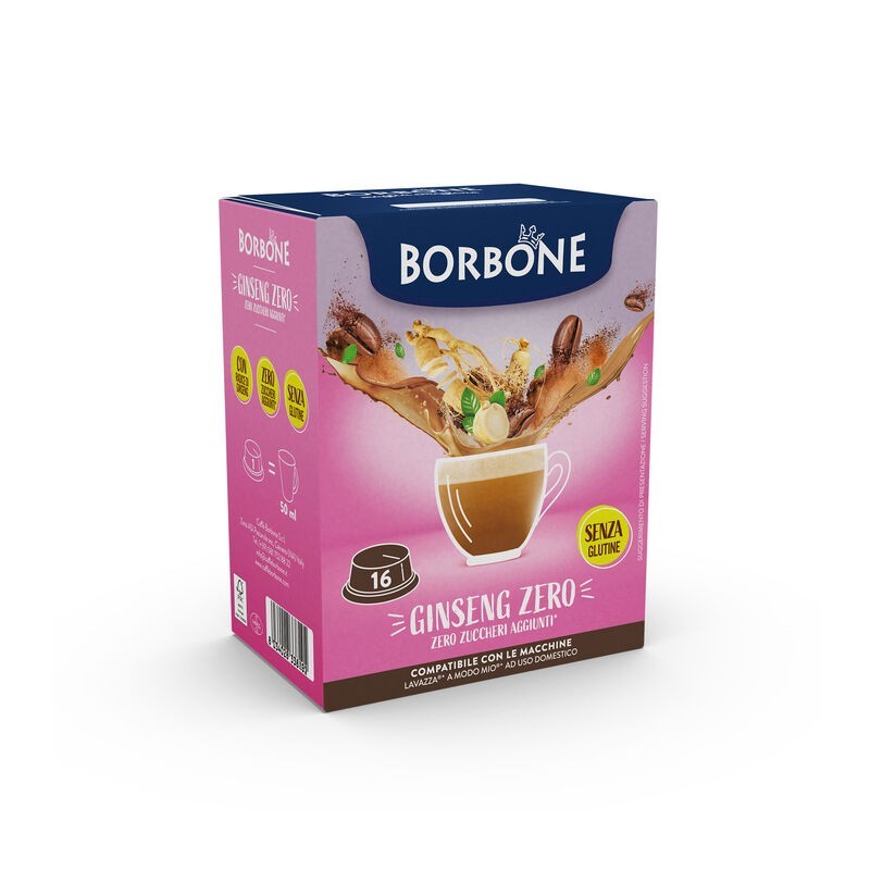Borbone ginseng zero AMM 16 capsule Borbone ginseng zero AMM 16 capsule