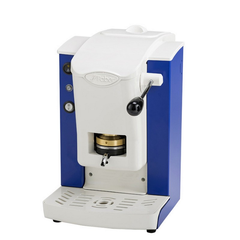 Macchina da Caffe faber blu plastica bianca